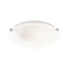 Eiger 30cm Alabaster Glass Oyster Light