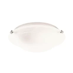 Eiger 30cm Alabaster Glass Oyster Light