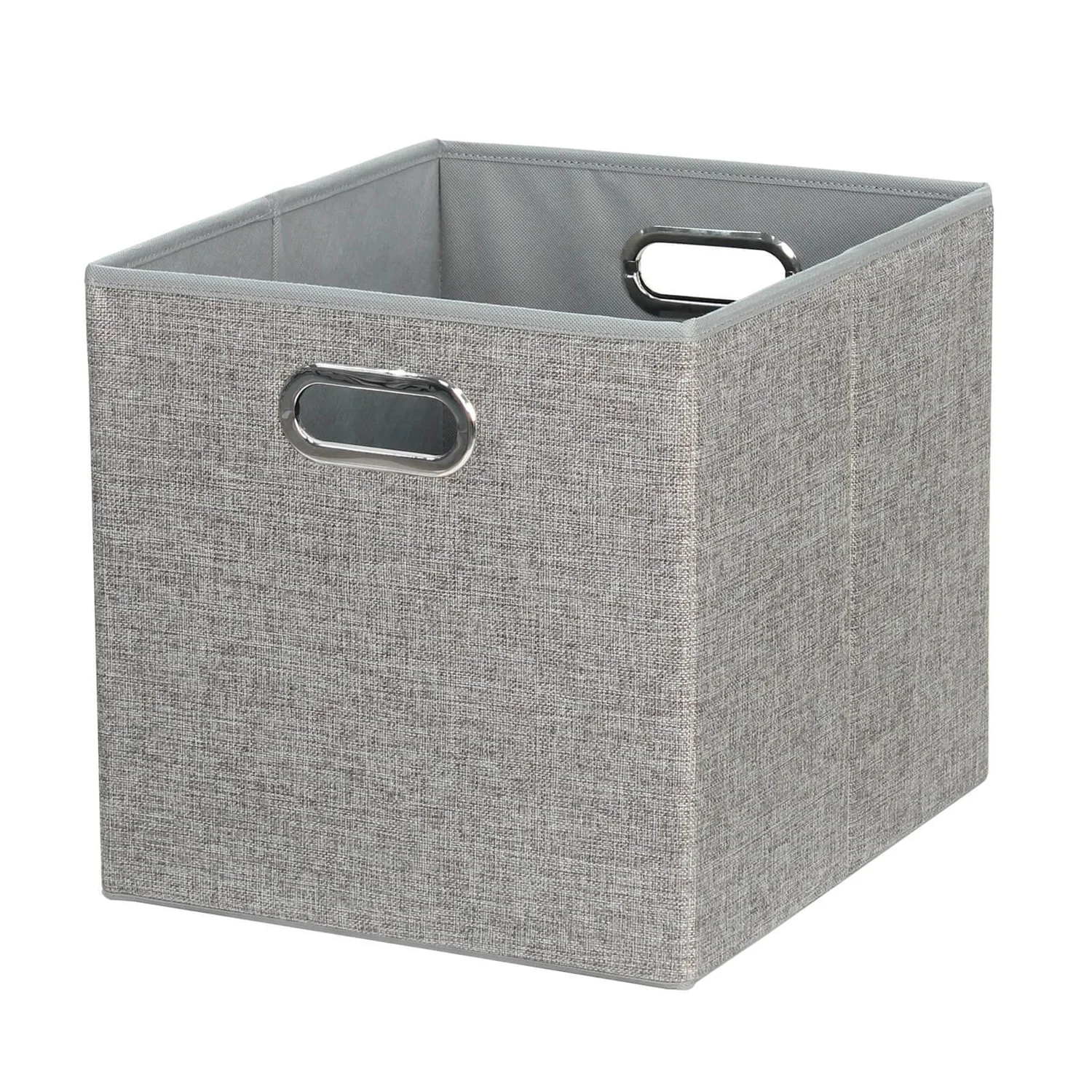 Clever Cube Fabric Insert - Woven Silver 3 Clever Cube Fabric Insert - Woven Silver
