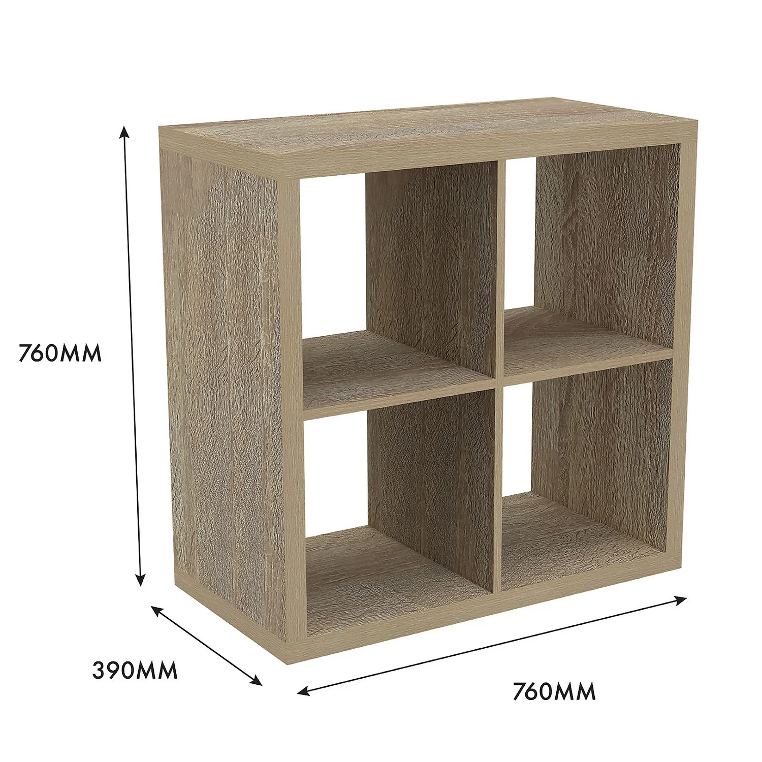 Clever Cube 2x2 Storage Unit - Oak 8 Clever Cube 2x2 Storage Unit - Oak - Image 6