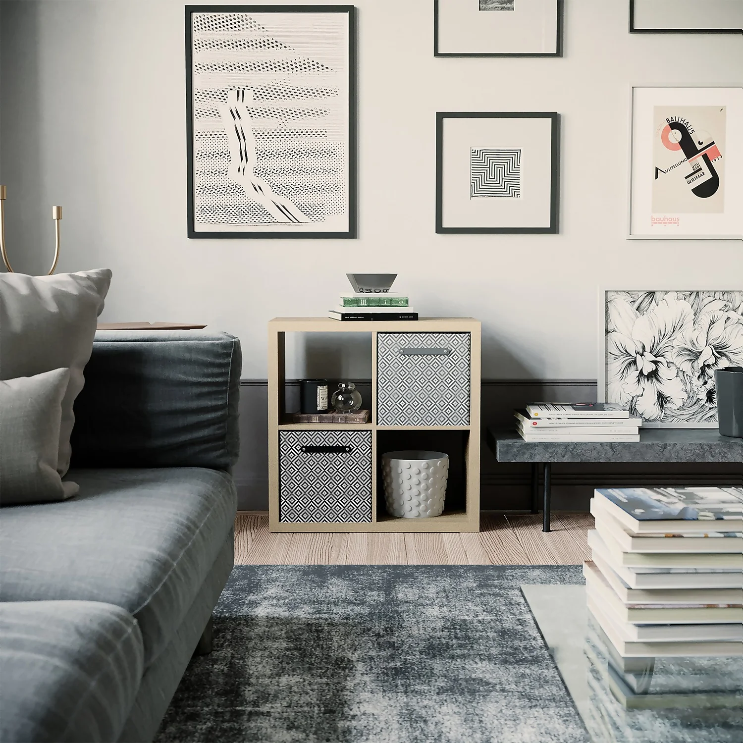 Clever Cube 2x2 Storage Unit - Oak 5 Clever Cube 2x2 Storage Unit - Oak - Image 3