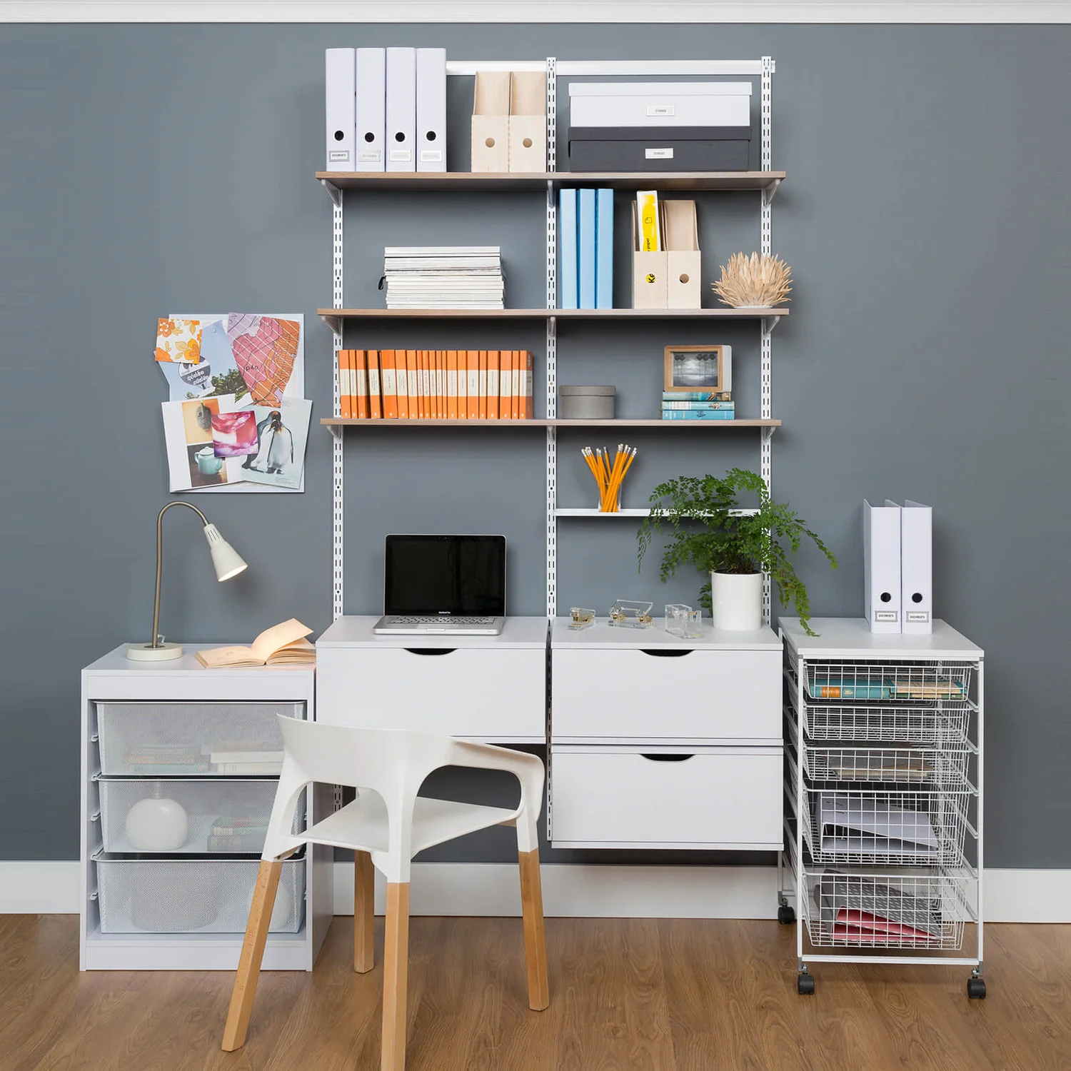 Shelf Sanoma Oak 1200x16x300mm 5 Shelf Sanoma Oak 1200x16x300mm - Image 3