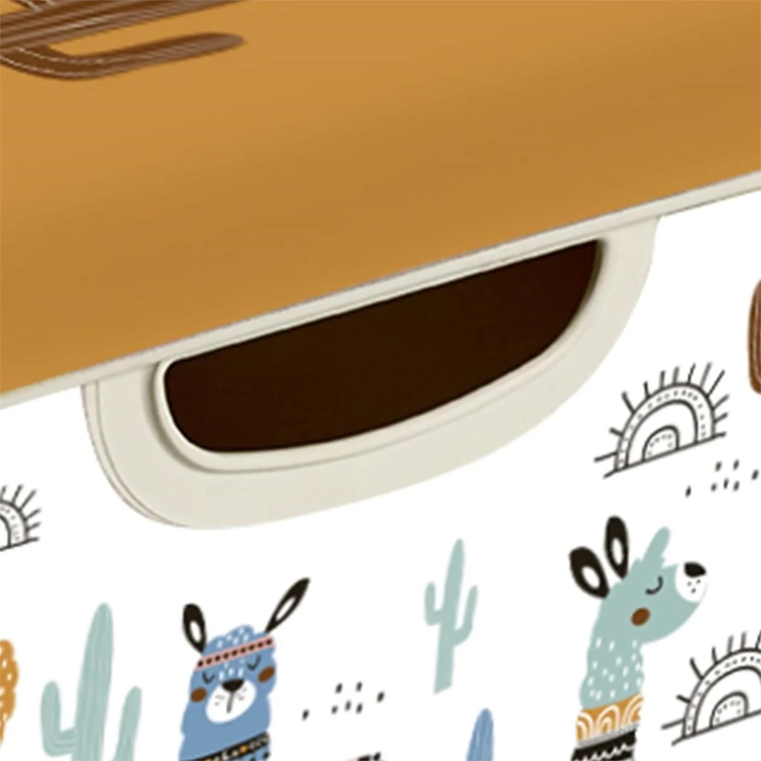 Curver Stockholm Llama Plastic Deco Storage Box - Multi-Coloured - 22L 6 Curver Stockholm Llama Plastic Deco Storage Box - Multi-Coloured - 22L - Image 4