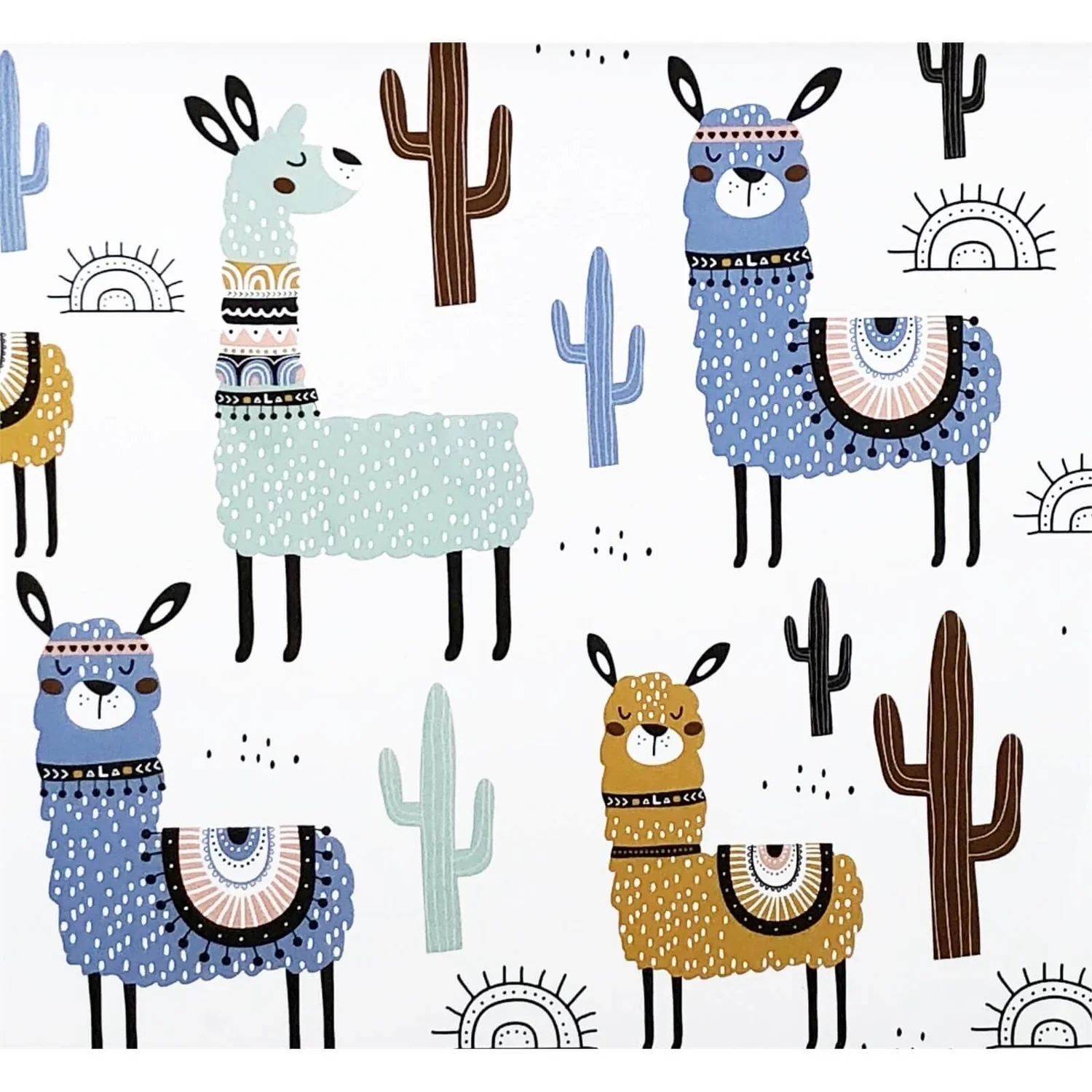 Curver Stockholm Llama Plastic Deco Storage Box - Multi-Coloured - 22L 5 Curver Stockholm Llama Plastic Deco Storage Box - Multi-Coloured - 22L - Image 3