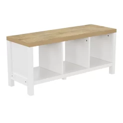 Clever Cube 1x3 Storage Unit With Legs - White