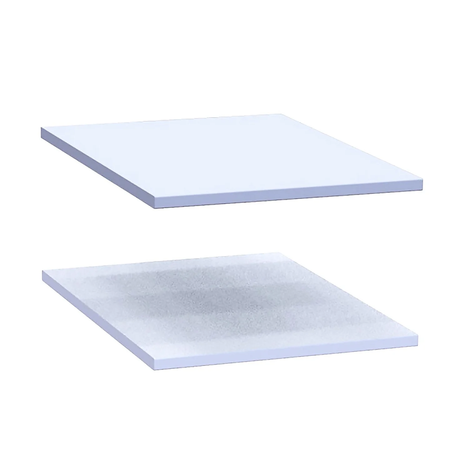 House Beautiful Fitted Bedroom Single Wardrobe Shelf - White X 2 2 House Beautiful Fitted Bedroom Single Wardrobe Shelf - White X 2