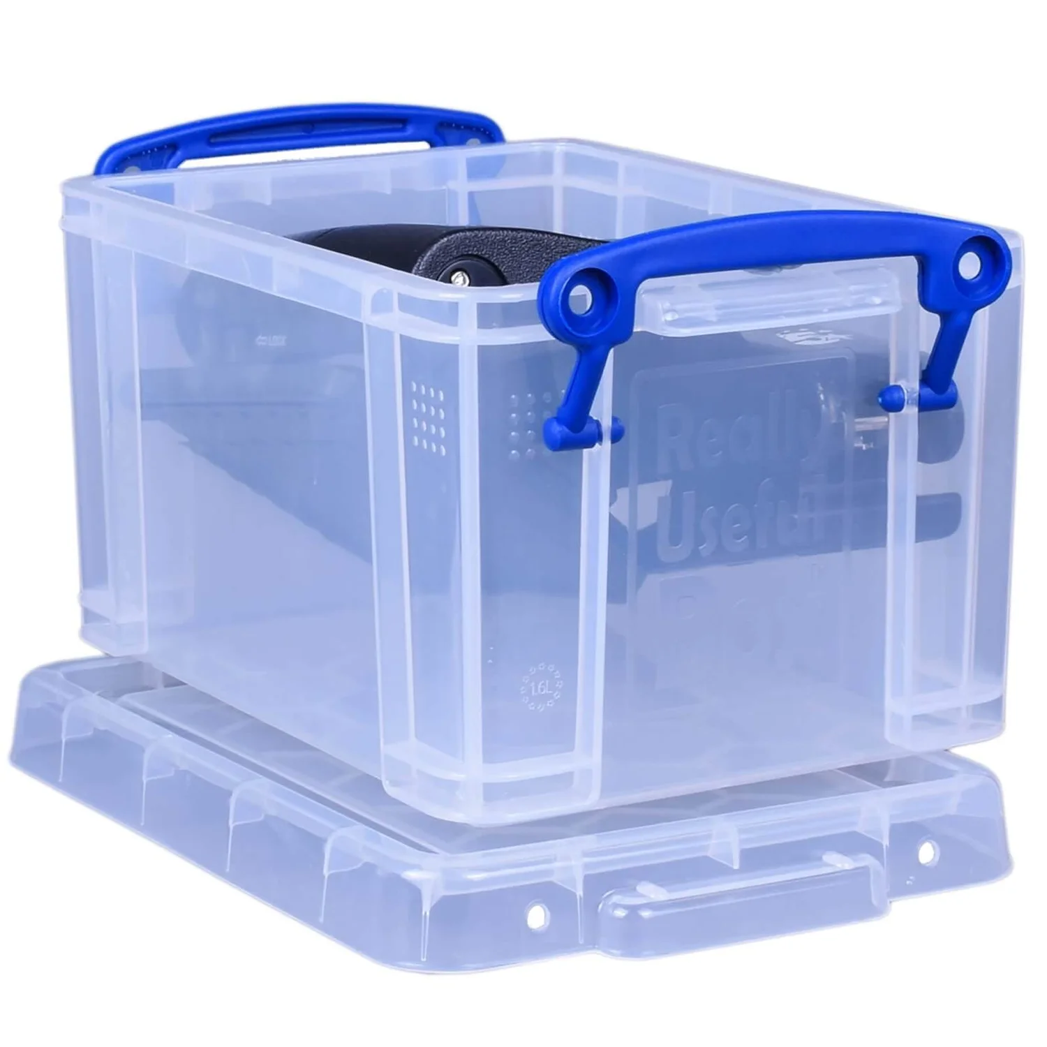Really Useful Storage Box - Clear - 1.6L 3 Really Useful Storage Box - Clear - 1.6L