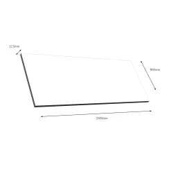 Zenith Calderia Compact Laminate Breakfast Bar - 2400x950x12.5mm 9 Zenith Calderia Compact Laminate Breakfast Bar - 2400x950x12.5mm -Curver Store 12834315 1064833167919108