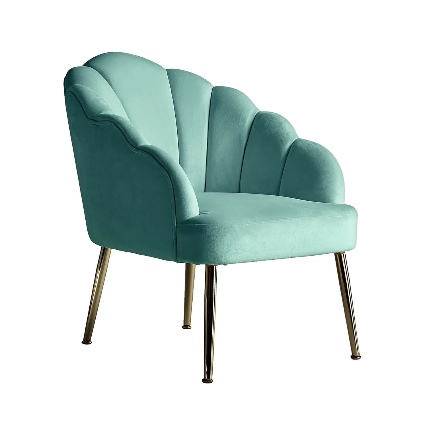 Sophia Scallop Occasional Chair - Duck Egg Blue 3 Sophia Scallop Occasional Chair - Duck Egg Blue