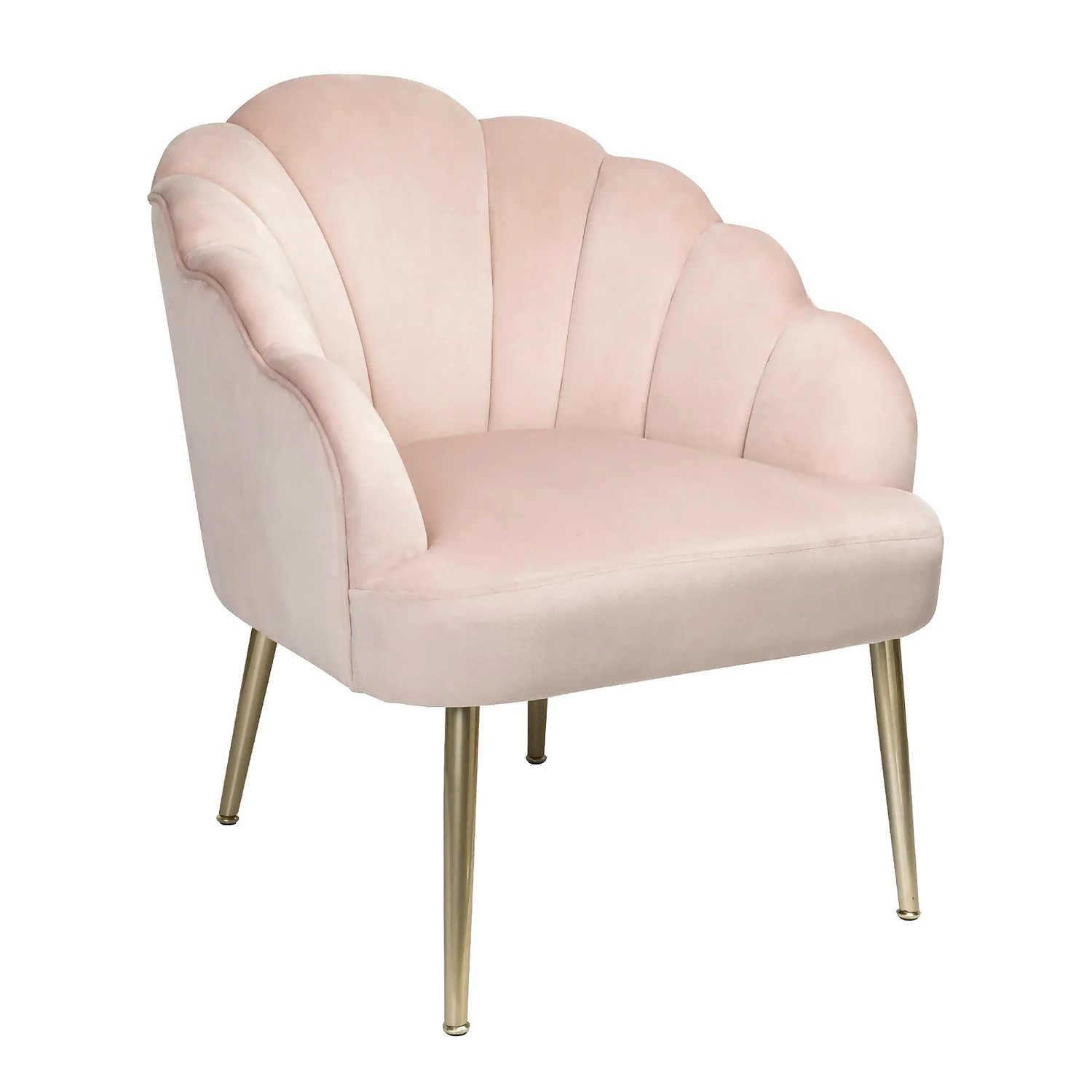 Sophia Scallop Occasional Chair - Blush 3 Sophia Scallop Occasional Chair - Blush