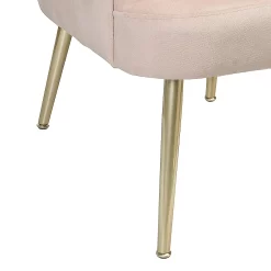 Sophia Scallop Occasional Chair - Blush 18 Sophia Scallop Occasional Chair - Blush -Curver Store 12836665 1984861201779699