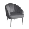 Sophia Scallop Occasional Chair - Grey 2 Sophia Scallop Occasional Chair - Grey -Curver Store 12838886 1074841227080300
