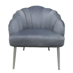 Sophia Scallop Occasional Chair - Grey 11 Sophia Scallop Occasional Chair - Grey -Curver Store 12838886 1264843597067370