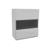 Handleless Grey Gloss 500mm Glass Wall Unit 2 Handleless Grey Gloss 500mm Glass Wall Unit -Curver Store 12842141 2004831967407986