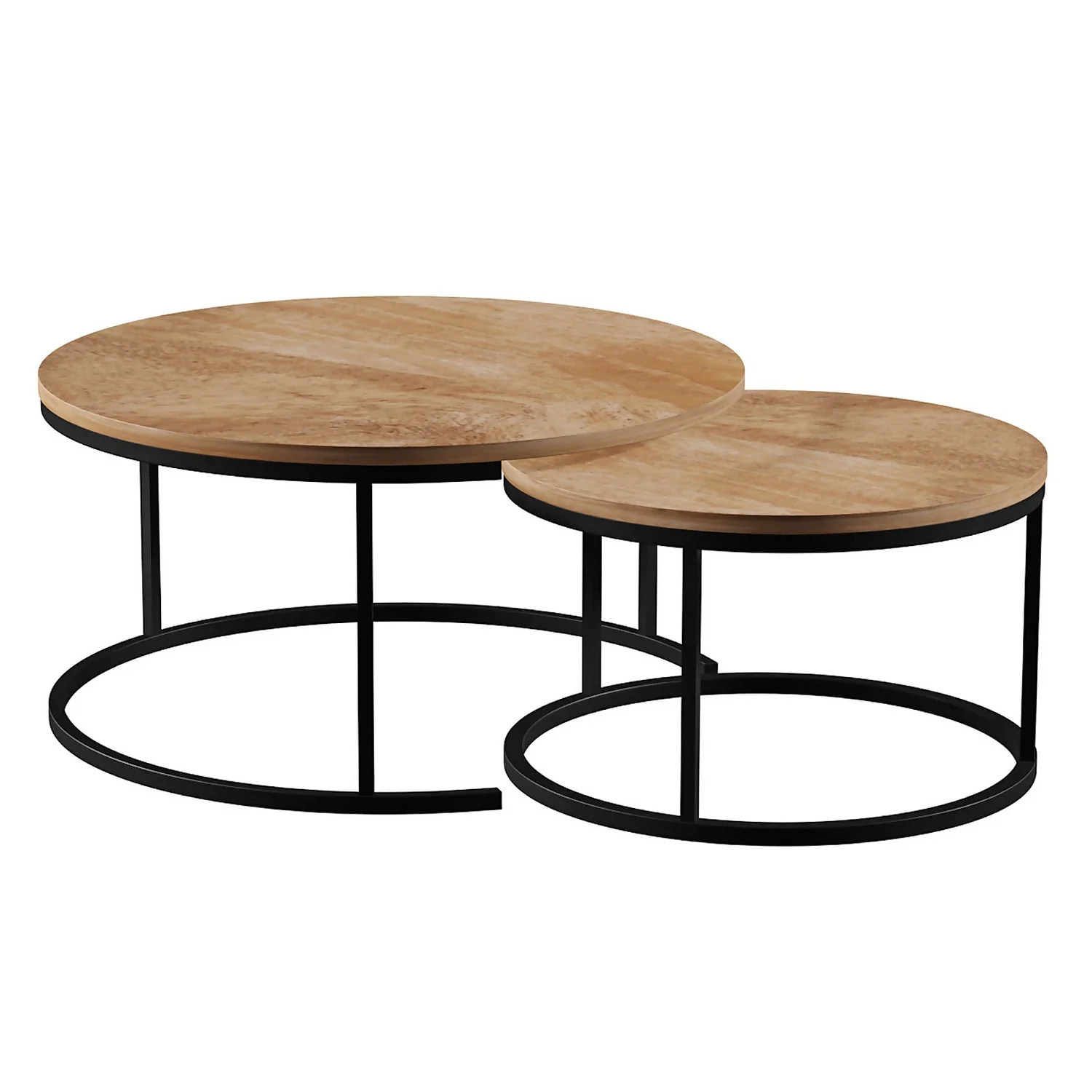 Kubu Coffee Table Nest - Set Of 2 3 Kubu Coffee Table Nest - Set Of 2