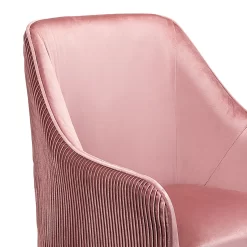 Pia Pleat Swivel Chair - Rose 13 Pia Pleat Swivel Chair - Rose -Curver Store 12882869 2114887373381713