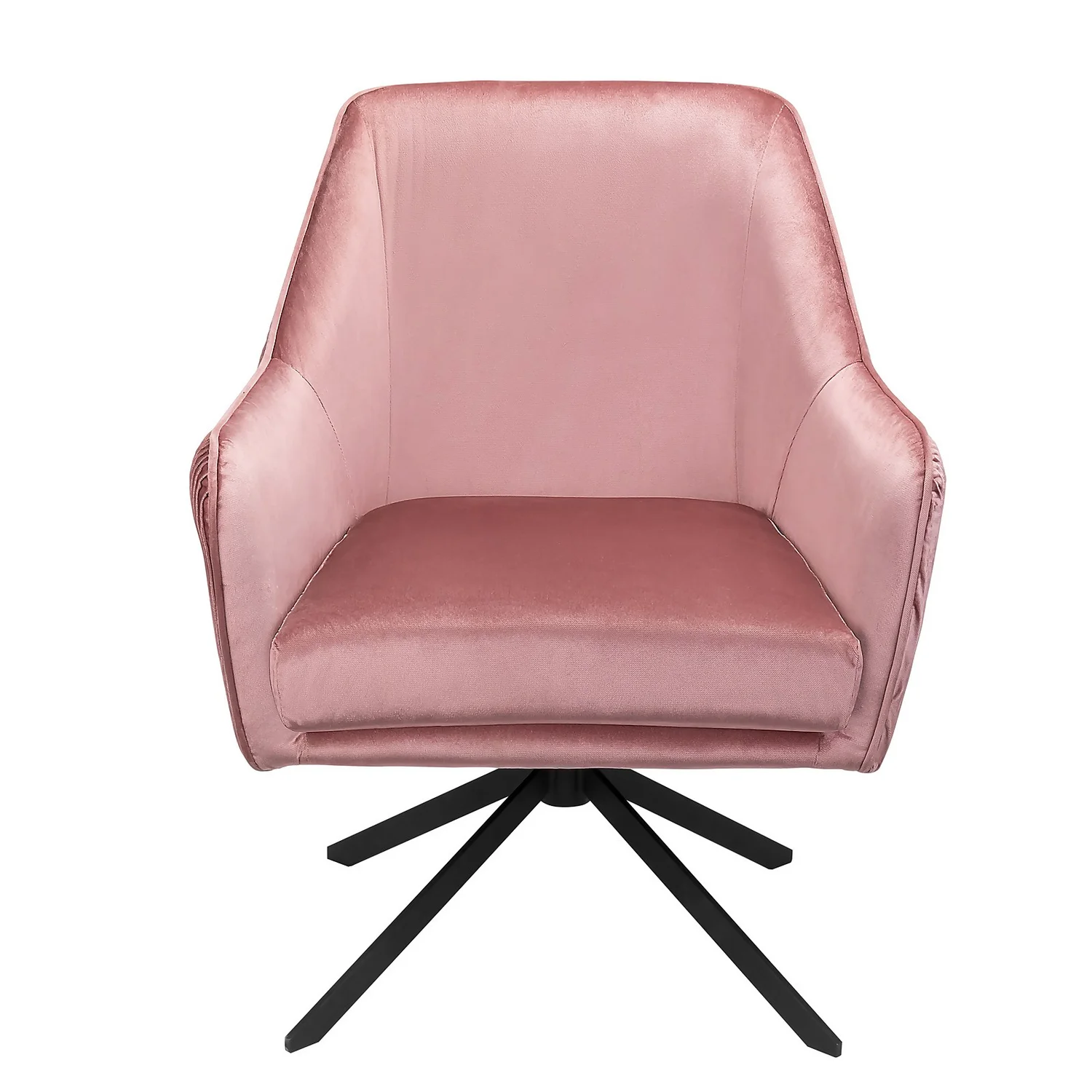 Pia Pleat Swivel Chair - Rose 5 Pia Pleat Swivel Chair - Rose - Image 3