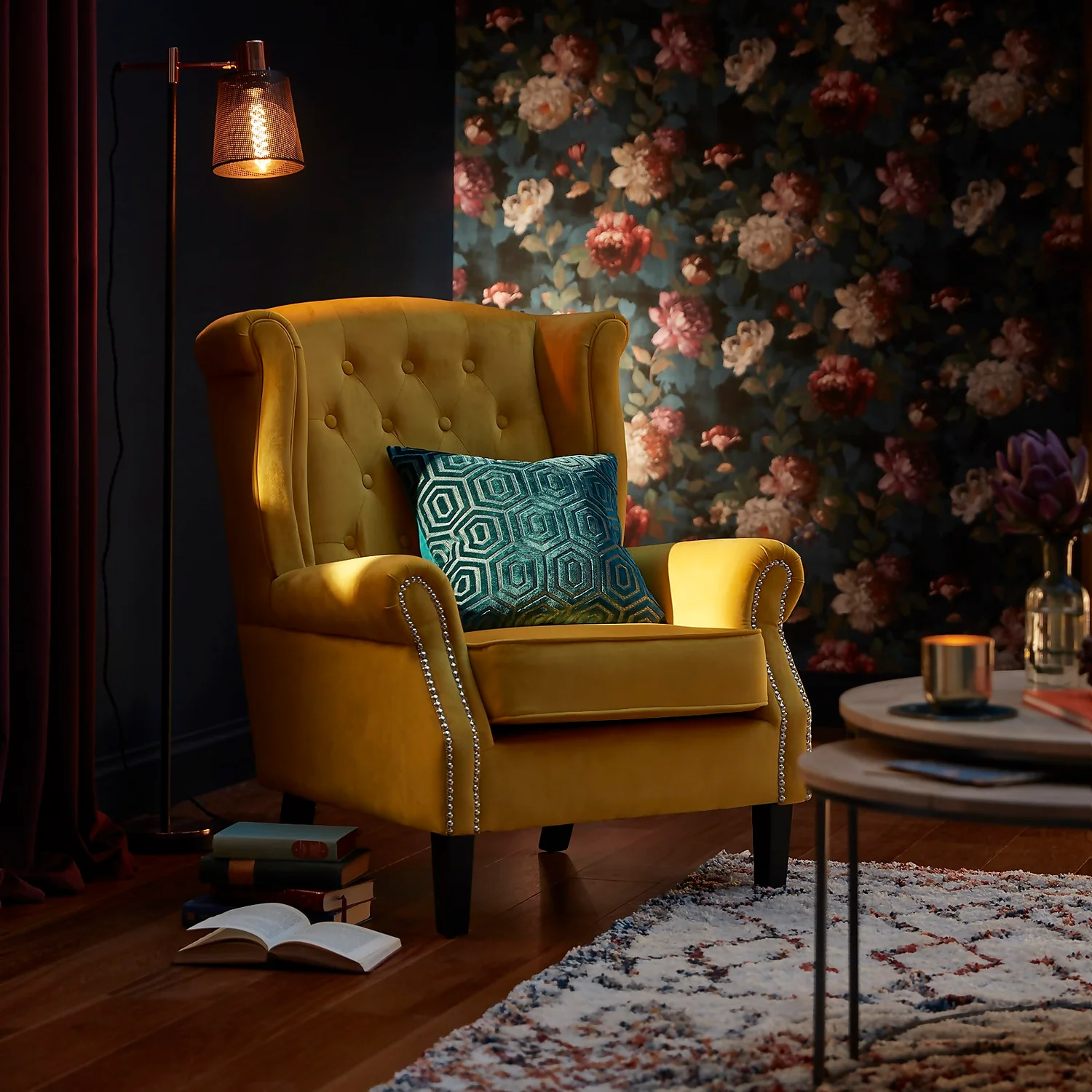 Chester Armchair - Mustard 4 Chester Armchair - Mustard - Image 2