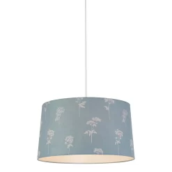 Country Living Annabelle Patterned Cotton Drum Shade - 45cm