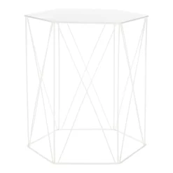 Hex Side Table Set Of 2 White 13 Hex Side Table Set Of 2 White -Curver Store 12888151 2074947208480038