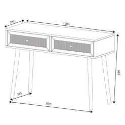 Kubu Rattan Console Desk 19 Kubu Rattan Console Desk -Curver Store 12888886 8685061734096139