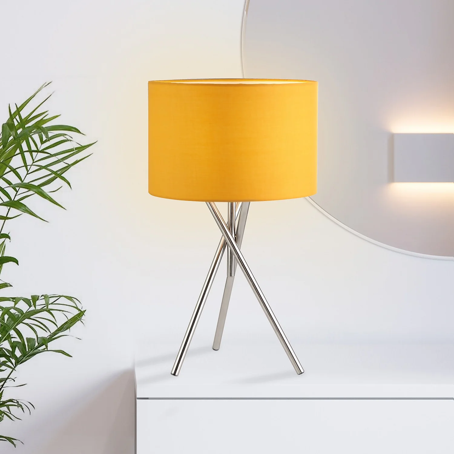 Bella Tripod Table Lamp - Ochre 3 Bella Tripod Table Lamp - Ochre