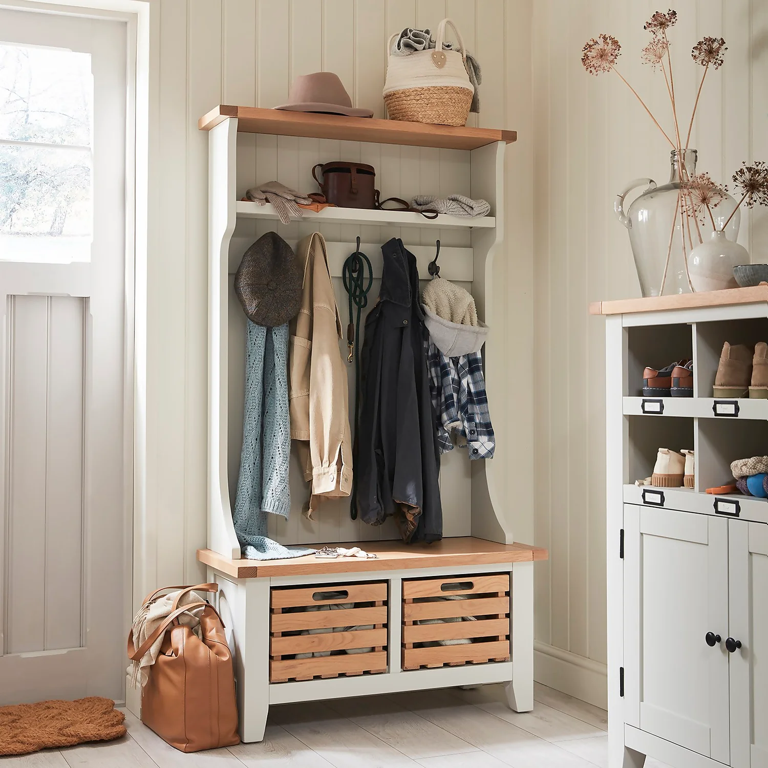 Ashstead Hallway Storage Unit - Ivory 4 Ashstead Hallway Storage Unit - Ivory - Image 2