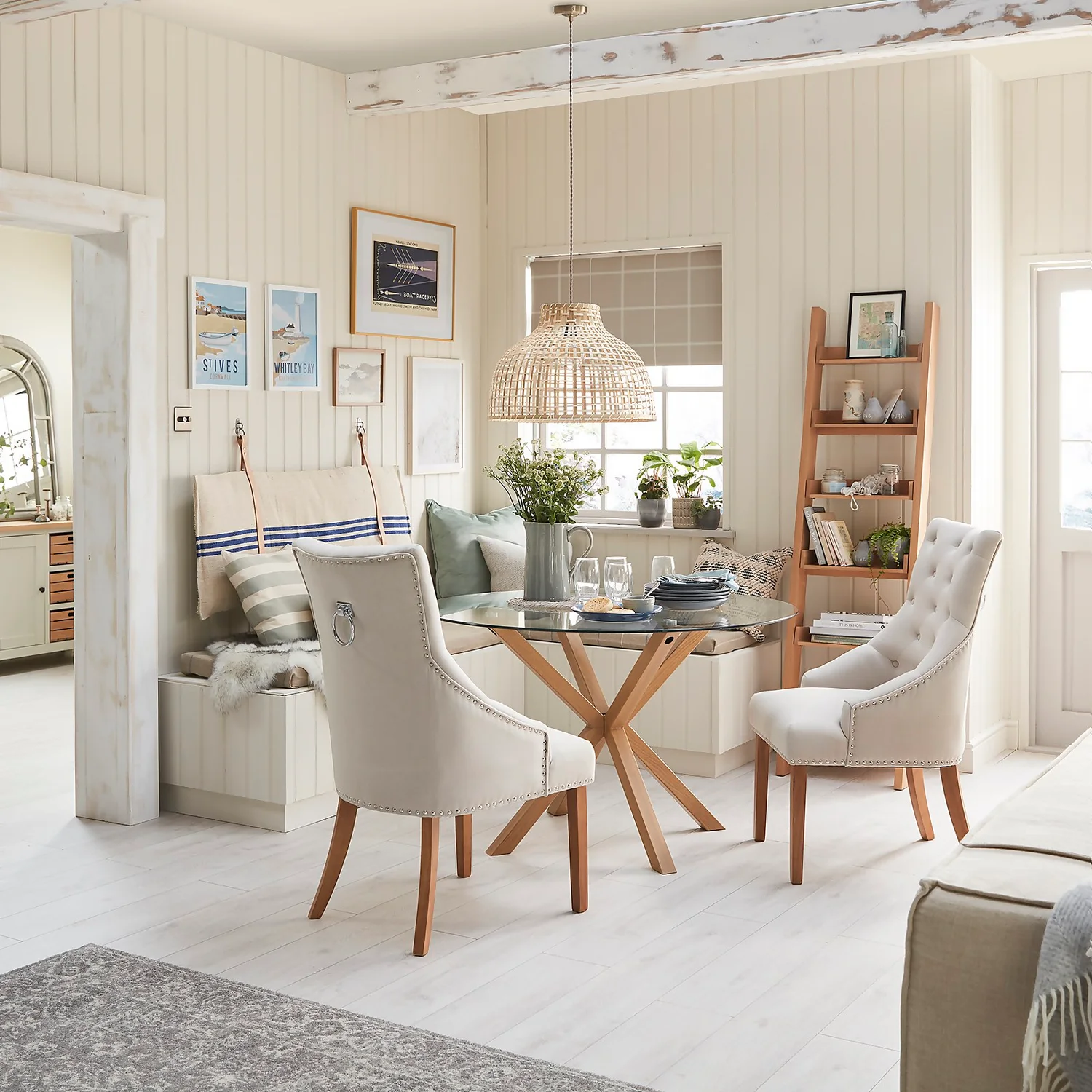 Ashstead Ladder Shelf - Oak 4 Ashstead Ladder Shelf - Oak - Image 2