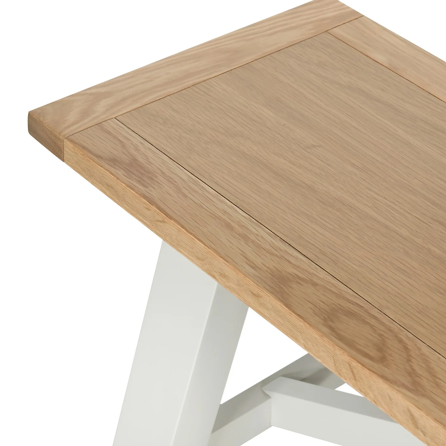 Ashstead Bench - Oak & Ivory 10 Ashstead Bench - Oak & Ivory - Image 8