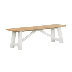Ashstead Bench - Oak & Ivory