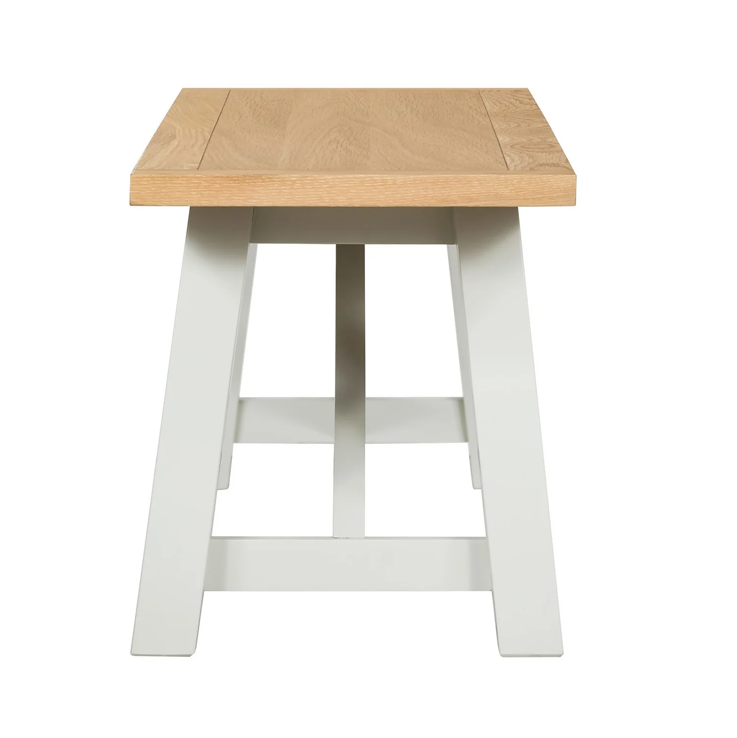 Ashstead Bench - Oak & Ivory 6 Ashstead Bench - Oak & Ivory - Image 4