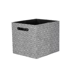 Clever Cube Patterned Fabric Insert - Black Jacquard
