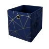 Clever Cube Velvet Geometric Insert - Navy & Gold 2 Clever Cube Velvet Geometric Insert - Navy & Gold -Curver Store 12932950 1104887876578460