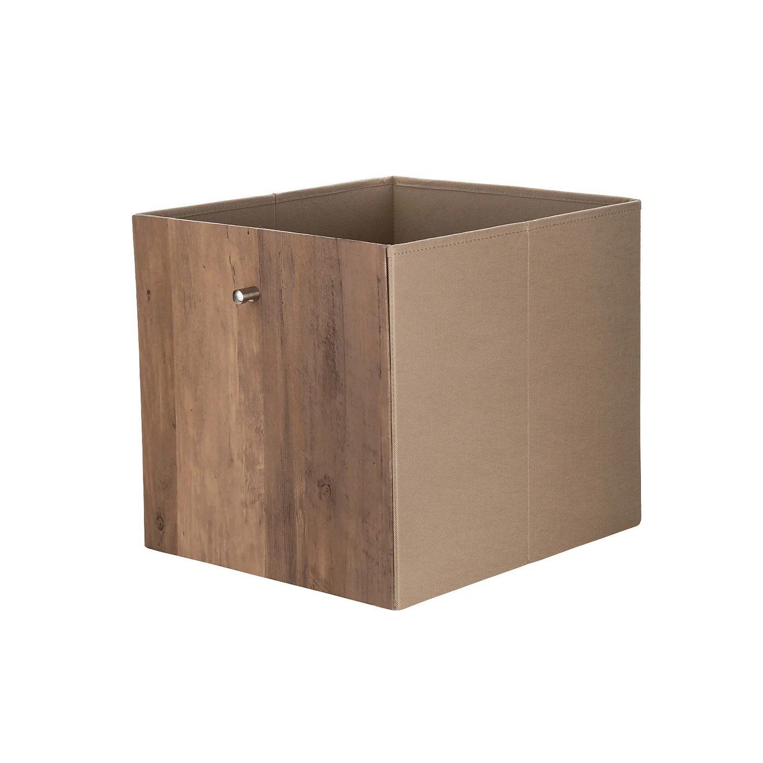 Clever Cube Timber Front Insert - Faux Dark Wood 3 Clever Cube Timber Front Insert - Faux Dark Wood