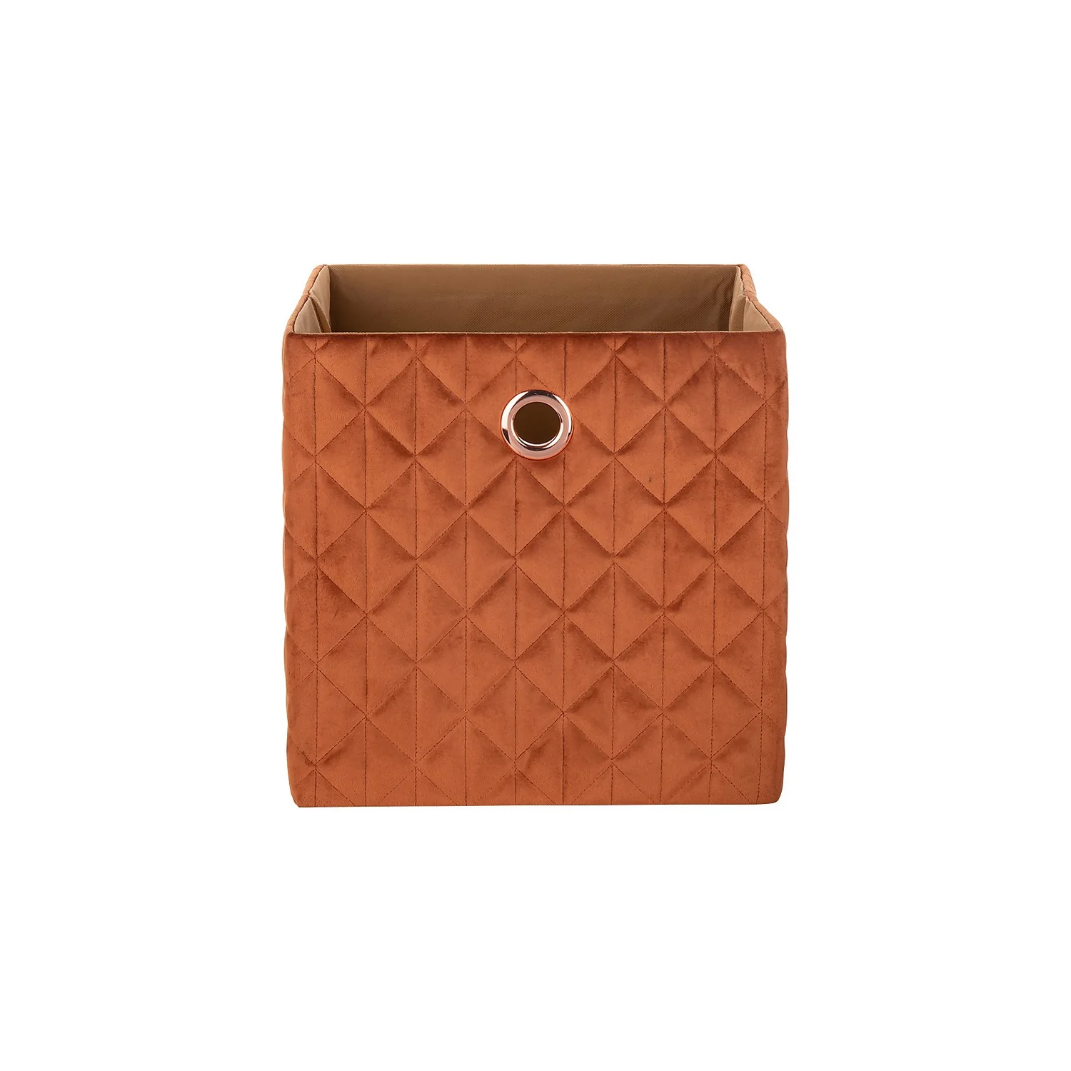 Clever Cube Quilted Velvet Insert - Rust 5 Clever Cube Quilted Velvet Insert - Rust - Image 3