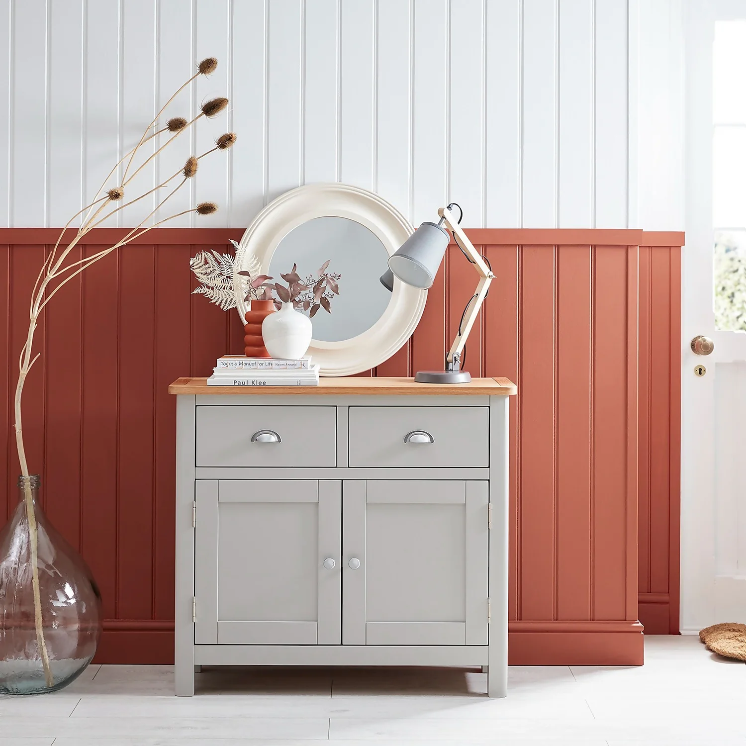 Norbury Small Sideboard - Grey 4 Norbury Small Sideboard - Grey - Image 2