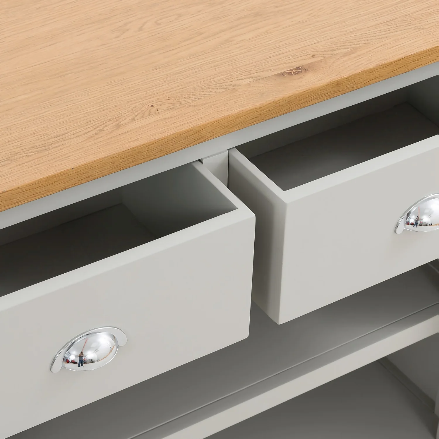 Norbury Small Sideboard - Grey 8 Norbury Small Sideboard - Grey - Image 6