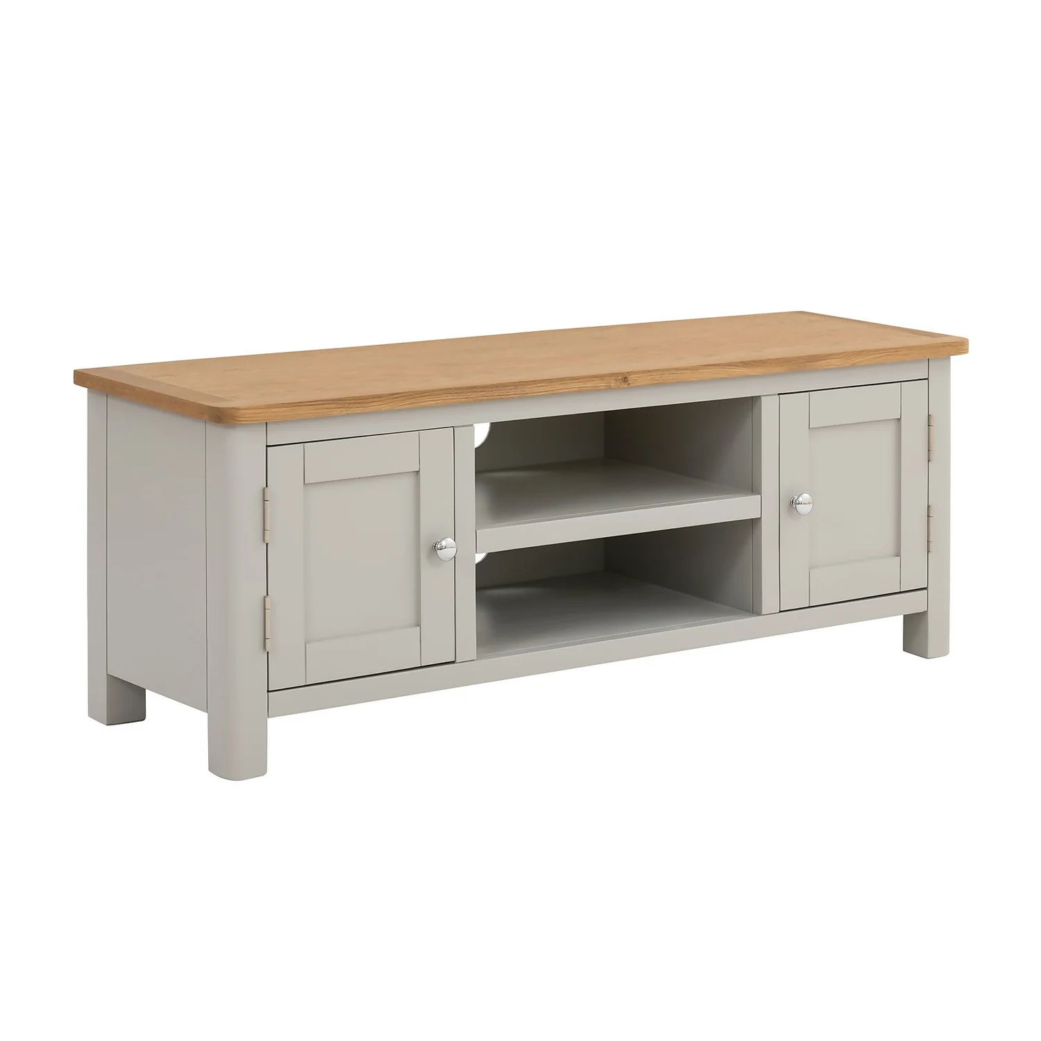 Norbury Wide TV Stand - Grey 3 Norbury Wide TV Stand - Grey
