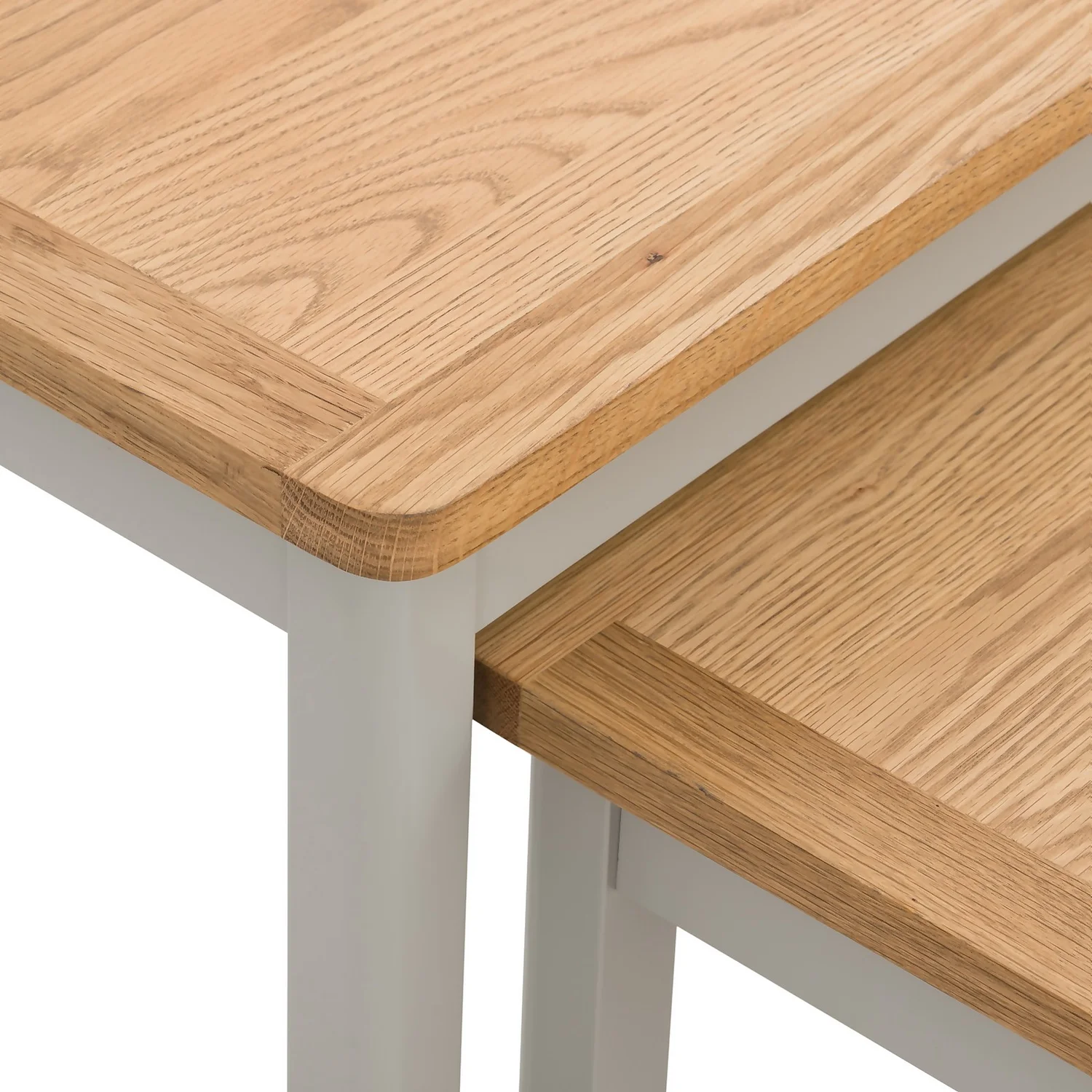 Norbury Nest Of 2 Tables - Grey 7 Norbury Nest Of 2 Tables - Grey - Image 5