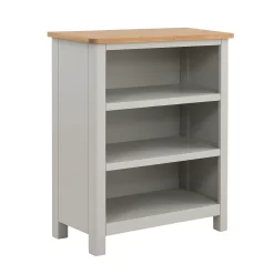 Norbury Low Bookcase - Grey