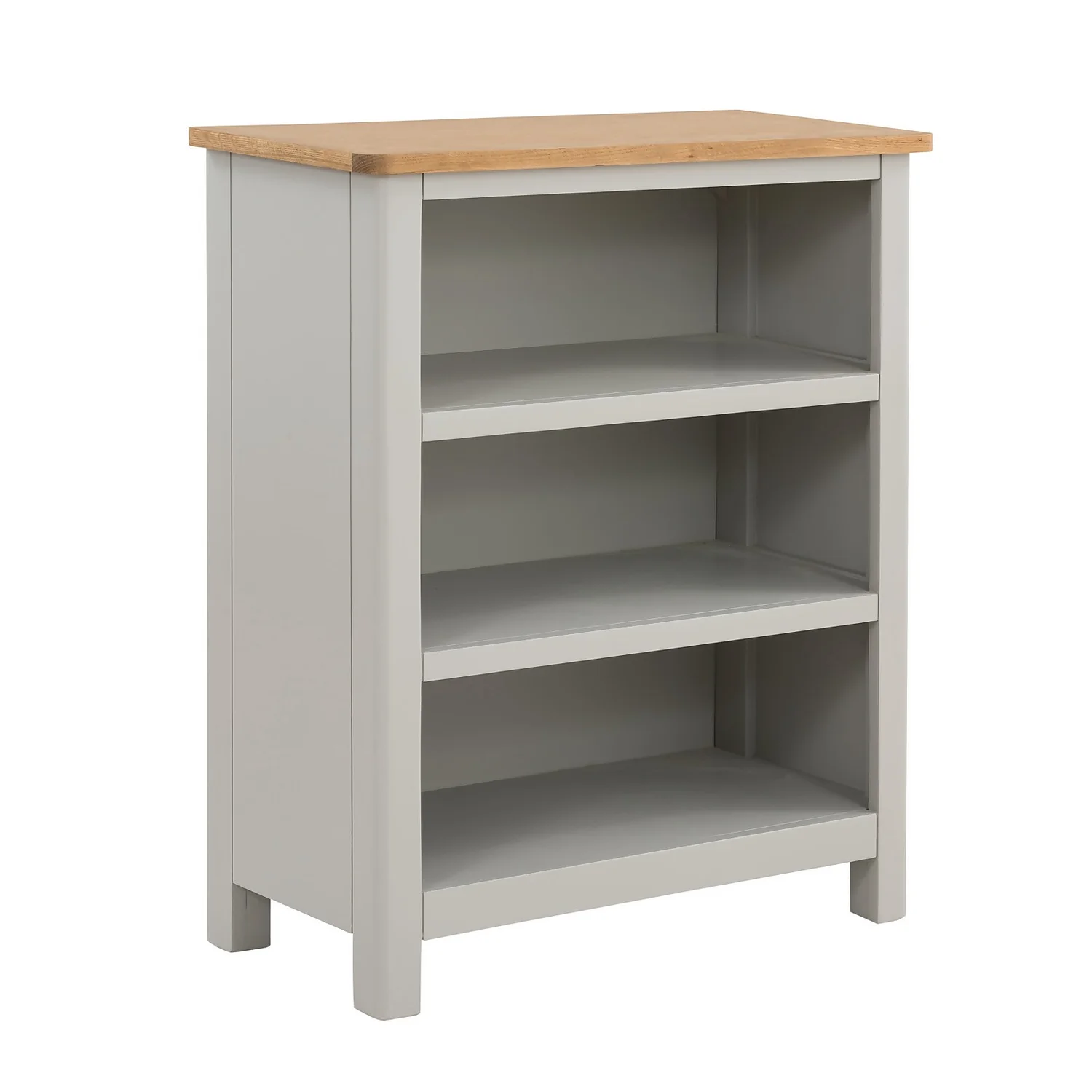 Norbury Low Bookcase - Grey 3 Norbury Low Bookcase - Grey