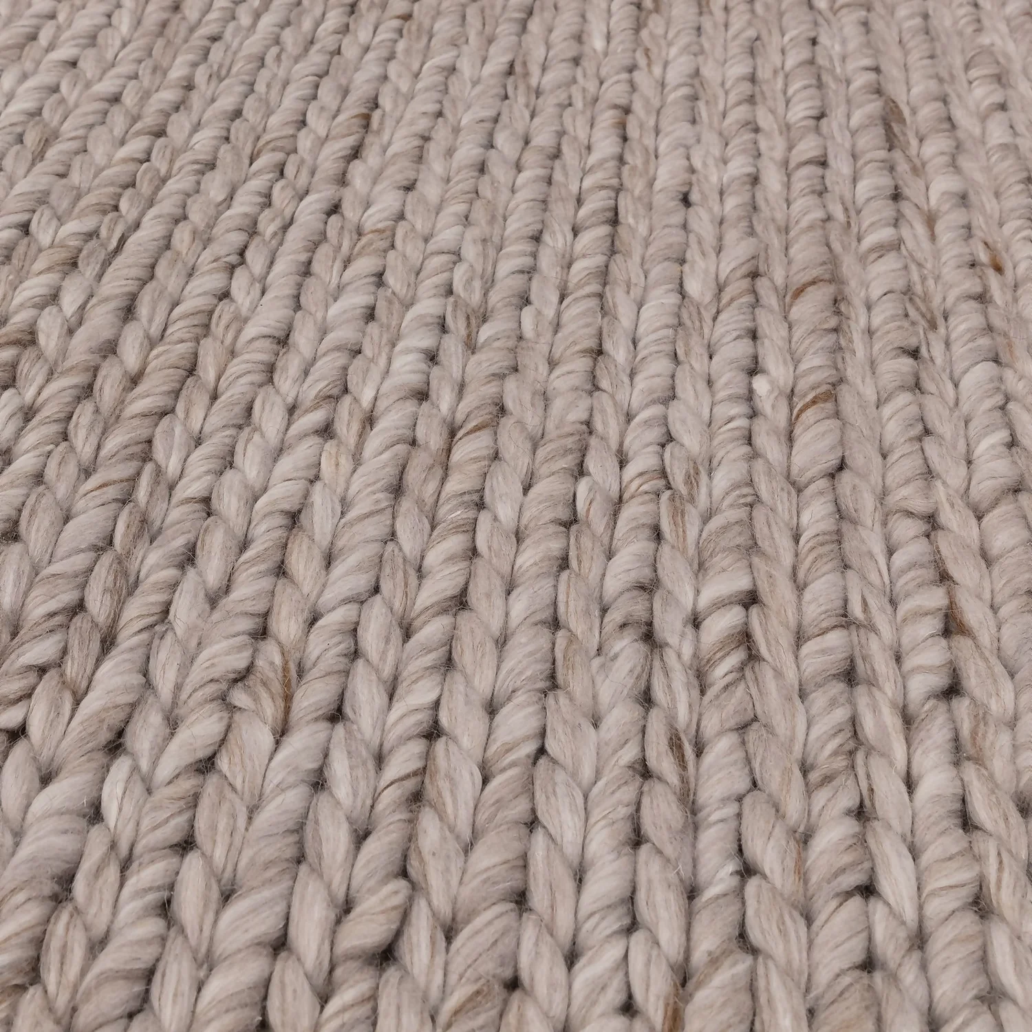 Plaited Wool Rug - Natrual - 160x230cm 6 Plaited Wool Rug - Natrual - 160x230cm - Image 4