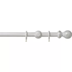 Harrison Drape 28mm Ball Finial 3m Curtain Pole Kit