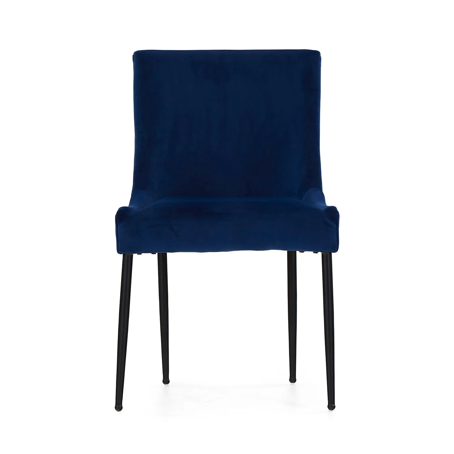 Ava Velvet Dining Chair - Set Of 2 - Navy 6 Ava Velvet Dining Chair - Set Of 2 - Navy - Image 4