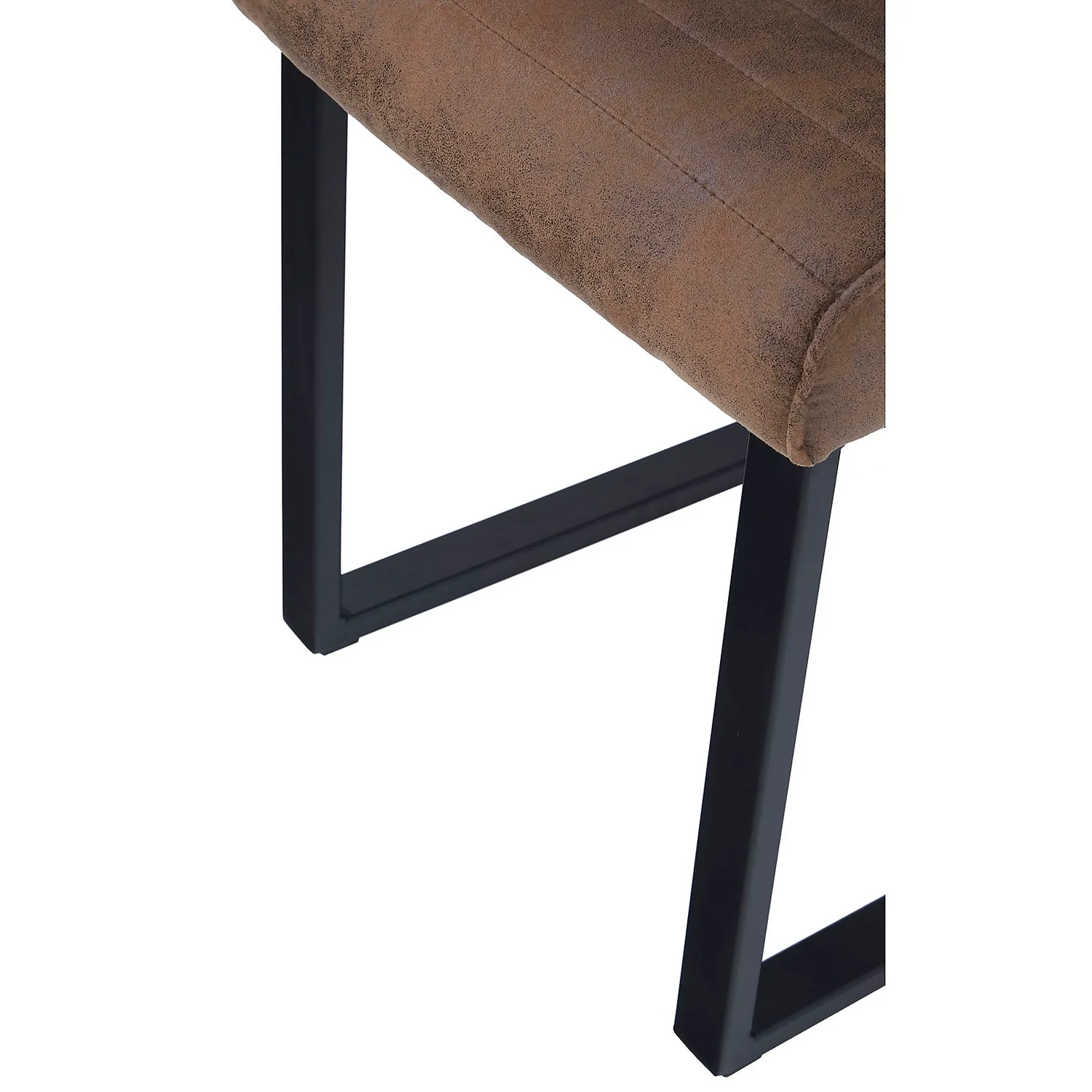 Ayden Cantilever Dining Chair - Set Of 2 - Tan 7 Ayden Cantilever Dining Chair - Set Of 2 - Tan - Image 6