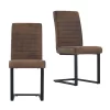 Ayden Cantilever Dining Chair - Set Of 2 - Tan 1 Ayden Cantilever Dining Chair - Set Of 2 - Tan -Curver Store 13125759 4814933241706747