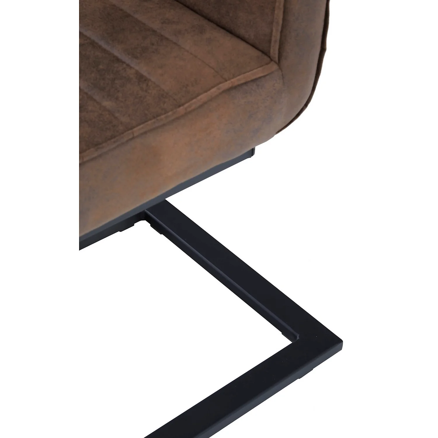 Ayden Cantilever Dining Chair - Set Of 2 - Tan 9 Ayden Cantilever Dining Chair - Set Of 2 - Tan - Image 8