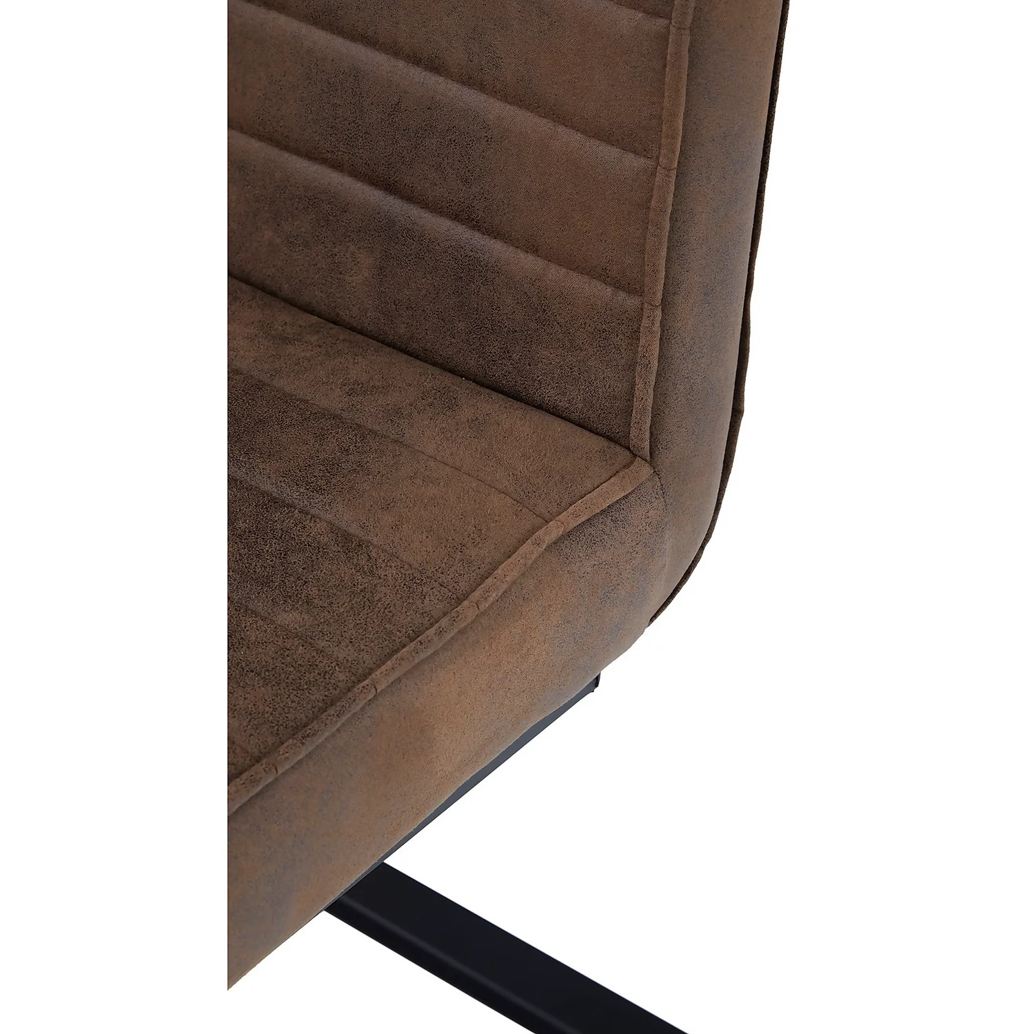 Ayden Cantilever Dining Chair - Set Of 2 - Tan 8 Ayden Cantilever Dining Chair - Set Of 2 - Tan - Image 7