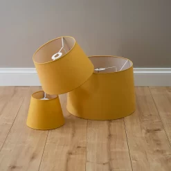 Clyde Ochre Taper Shade - 40cm 13 Clyde Ochre Taper Shade - 40cm -Curver Store 13139379 1454920560069844