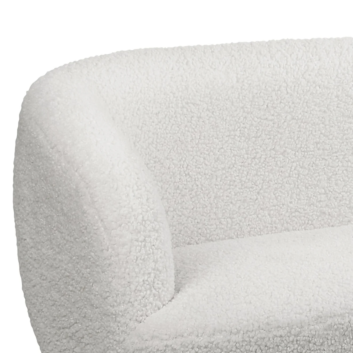 Tori Boucle Tub Sofa - White 7 Tori Boucle Tub Sofa - White - Image 5
